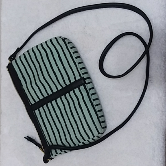 Fossil Stripe Canvas Crossbody Bag - Picture 2 of 16